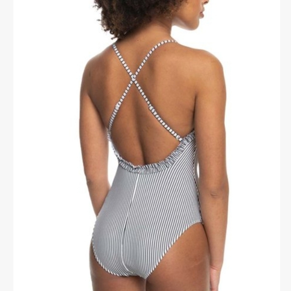 Roxy One-piece Ruffle Trim Swimsuit - Picture 2 of 12